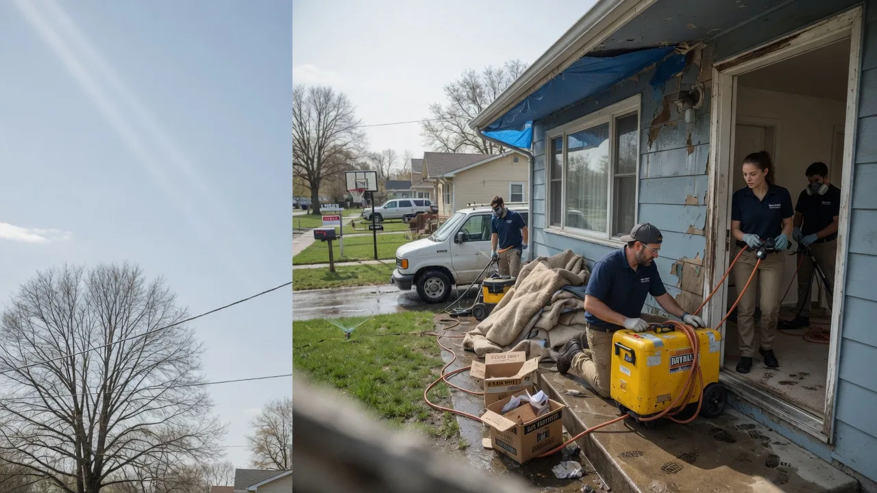 Basement Flood Cleanup in Hertel, WI near me